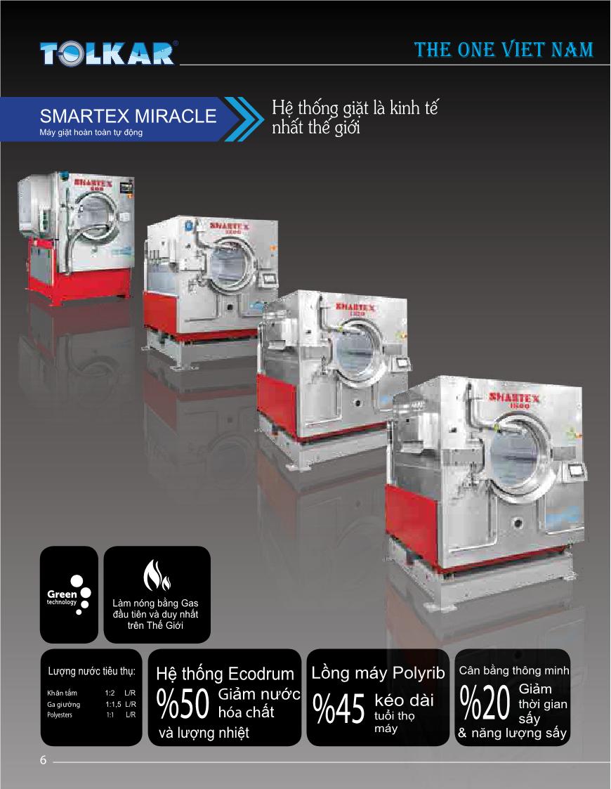 Máy giặt công nghiệp Smartex Miracle